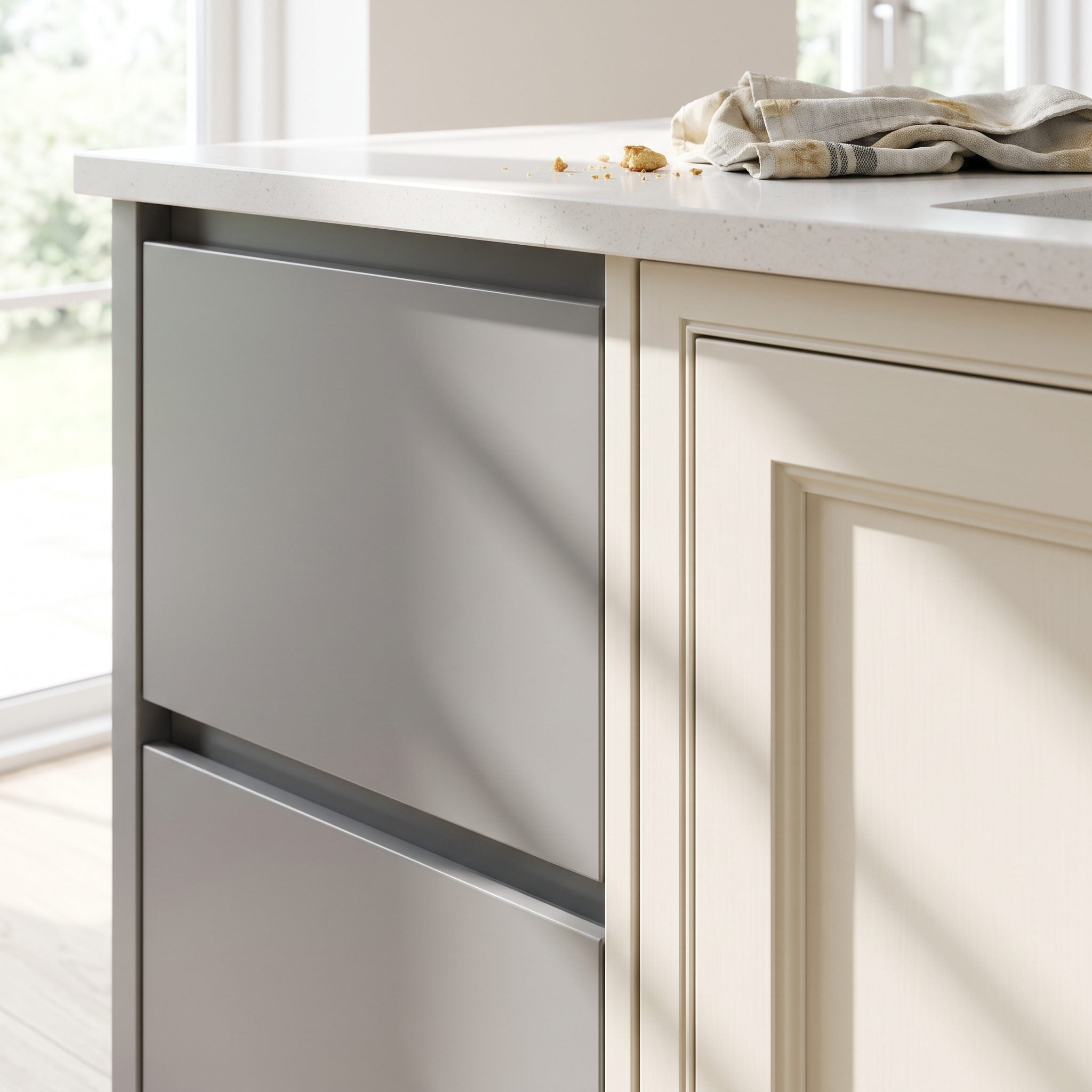 Installing Drawers or Cabinet Doors That Clash With Nearby Cabinets