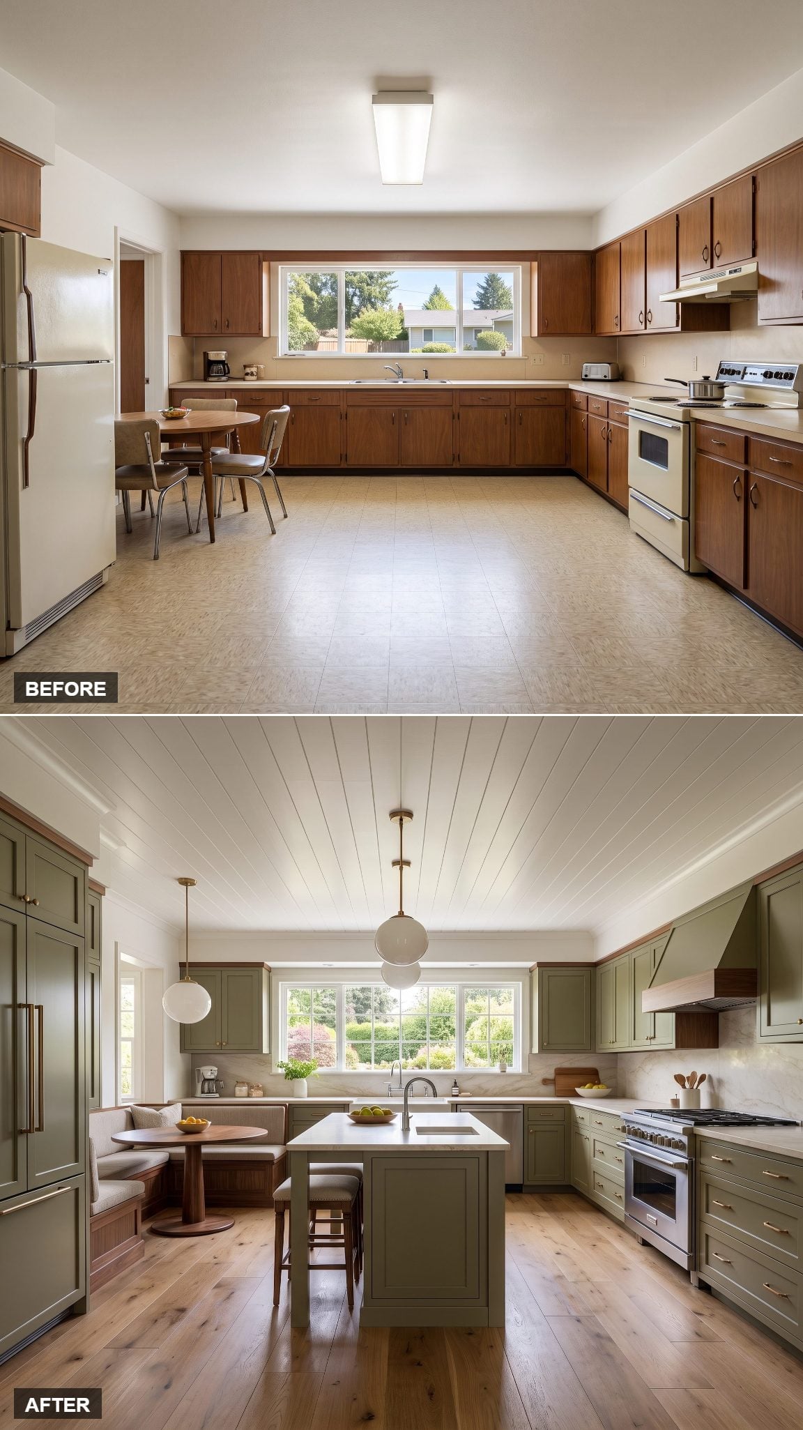 Island Plus Banquette: The Breakfast Nook That Earns Its Keep