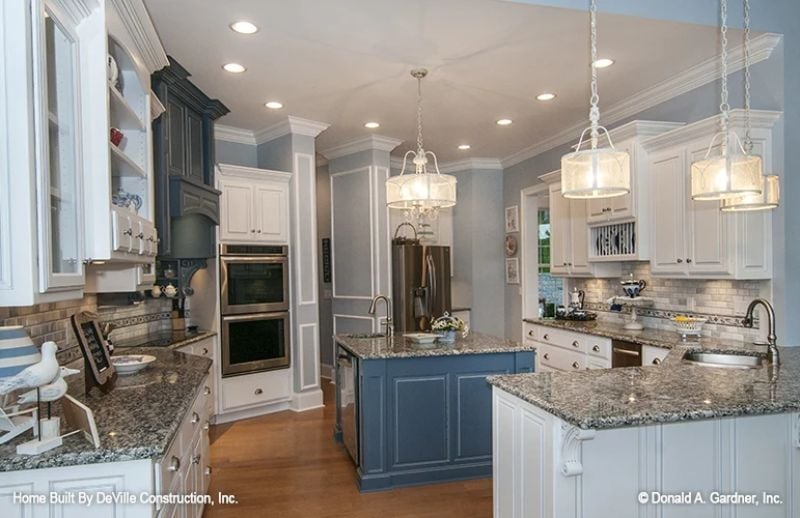 Blue Kitchen Islands Hit Different When There Are Two of Them