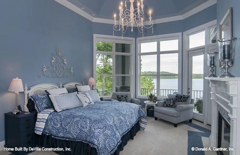Chandelier, Water View, Fireplace — Pick Your Focal Point Because You Get All Three
