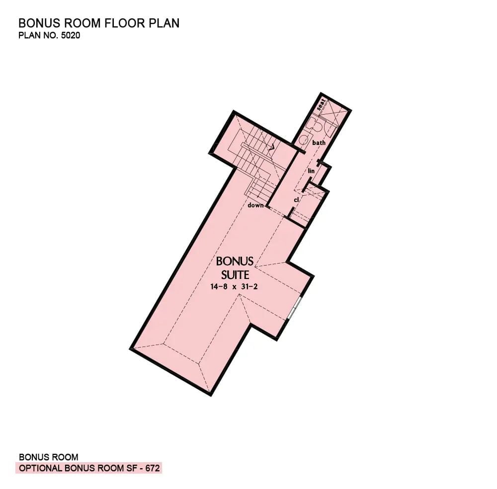Floor Plan - Bonus Room