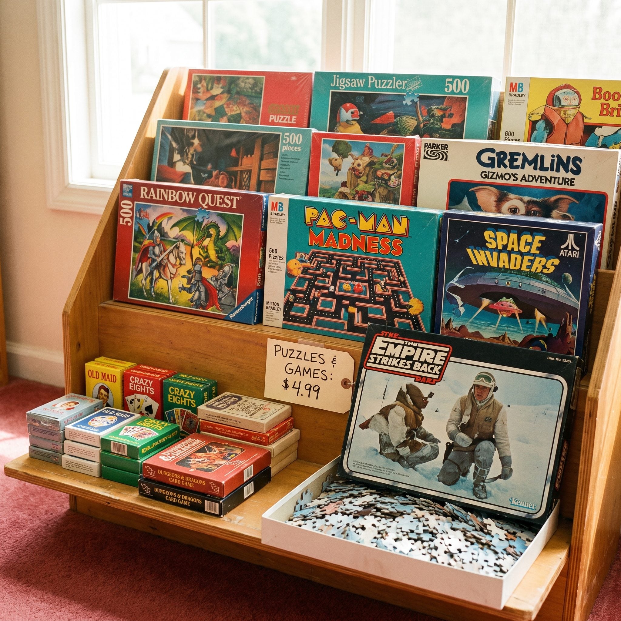 Jigsaw Puzzles and Card Games for $3 to $6
