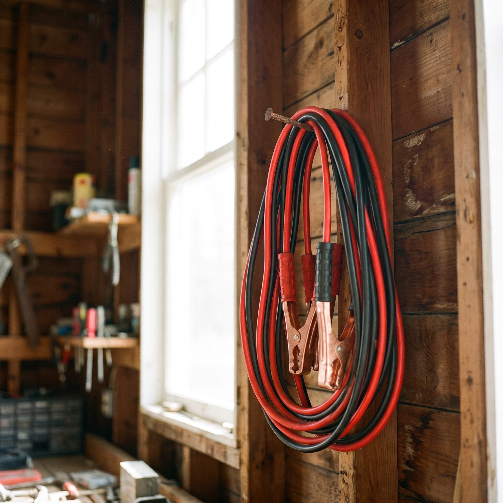Jumper Cables on a Nail: Around $8 to $20