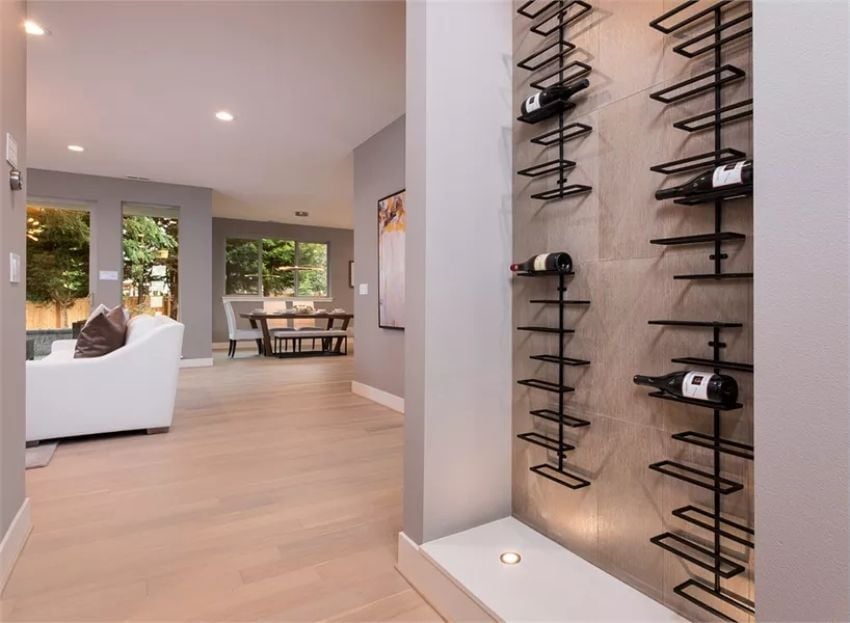 Wall-Mounted Wine Racks That Make the Hallway Worth Walking Through