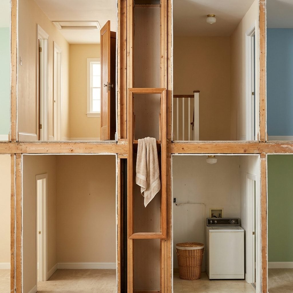 The Laundry Chute That Dropped Clothes Straight From Upstairs