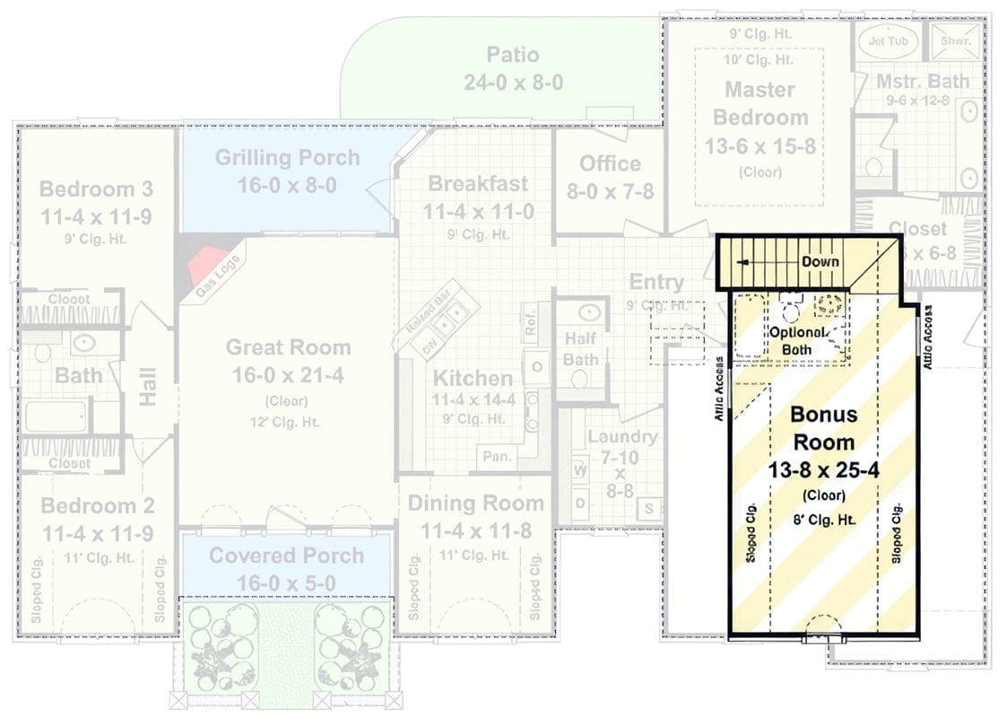 Floor Plan - Bonus Room