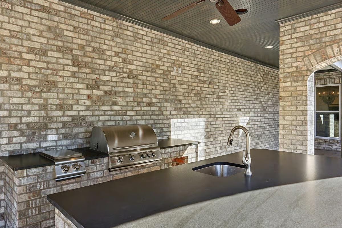 Covered Outdoor Kitchen Built Like a Room, Not an Afterthought