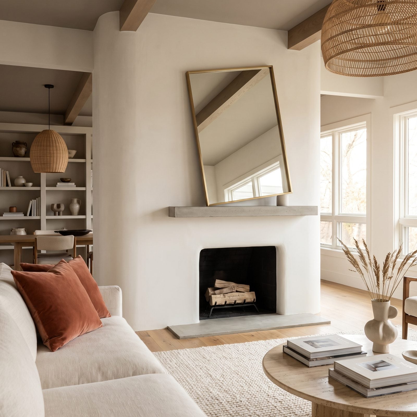 The Leaning Mirror That Looks One Nudge From Disaster