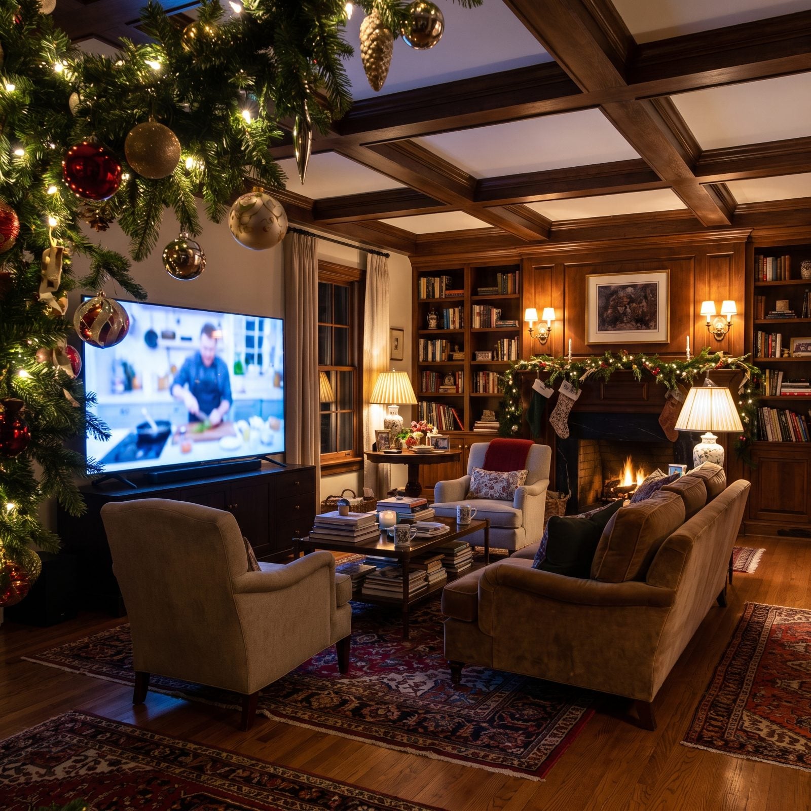 Letting Branches Overlap the Television Screen