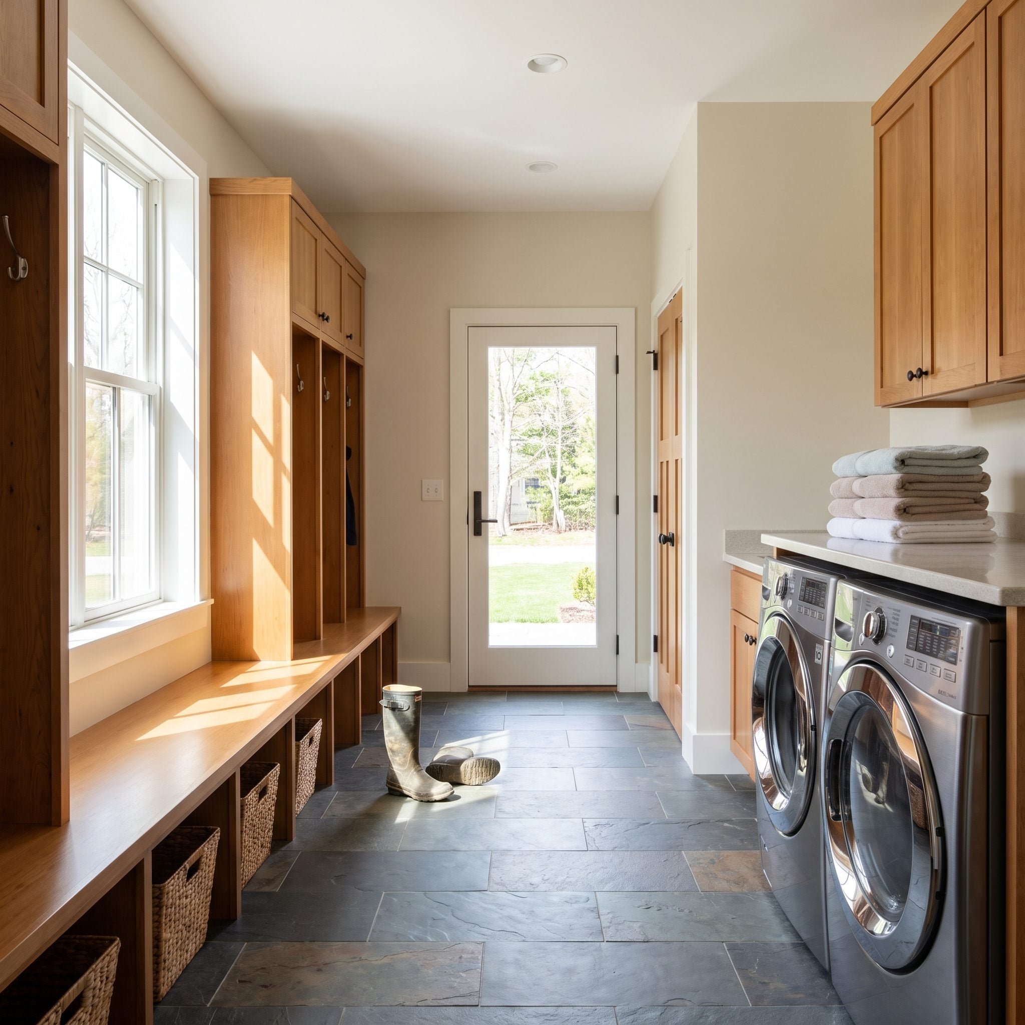 Letting the Mudroom Become Route Through Other Function