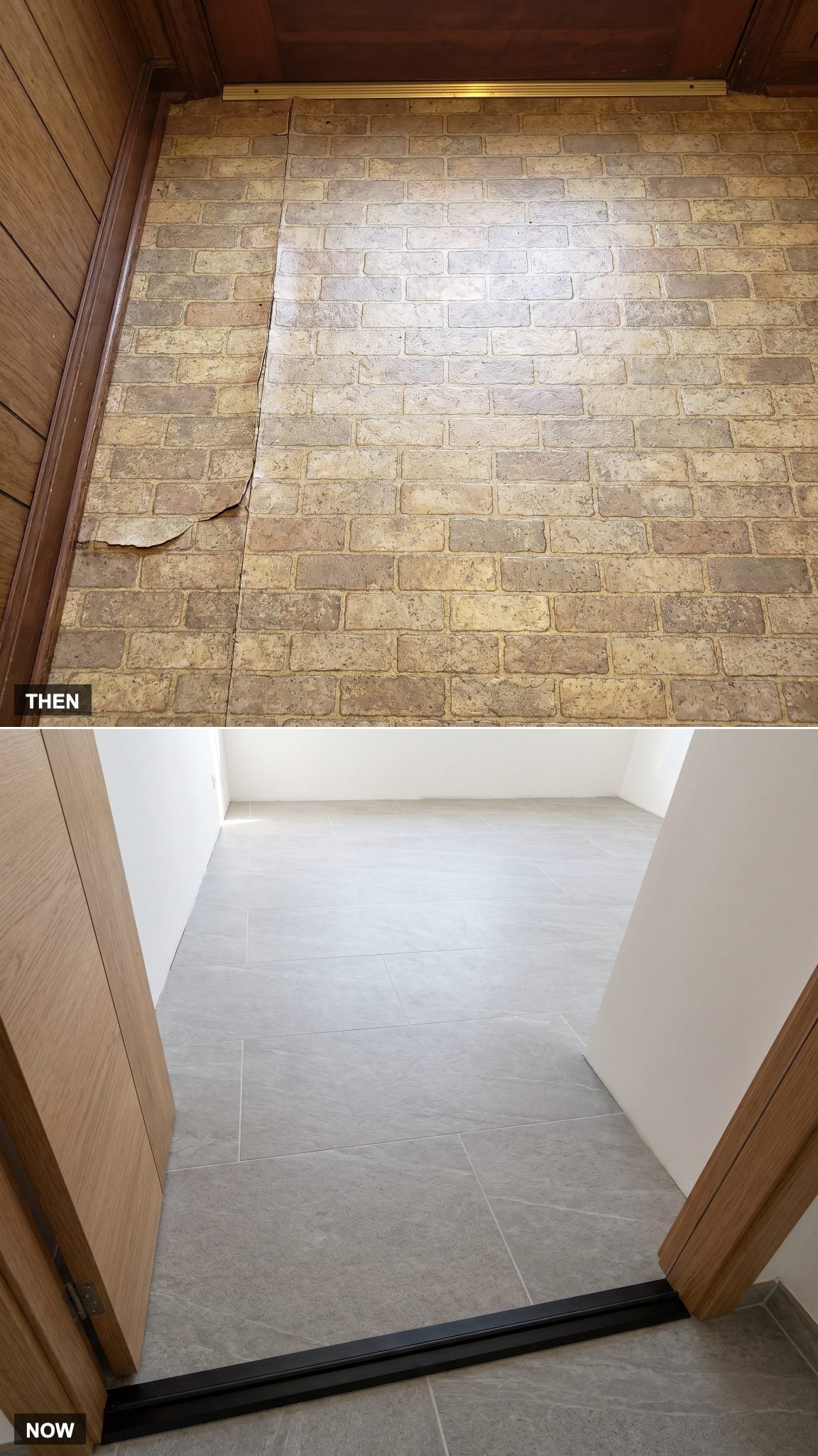 Linoleum Out, Large-Format Tile In