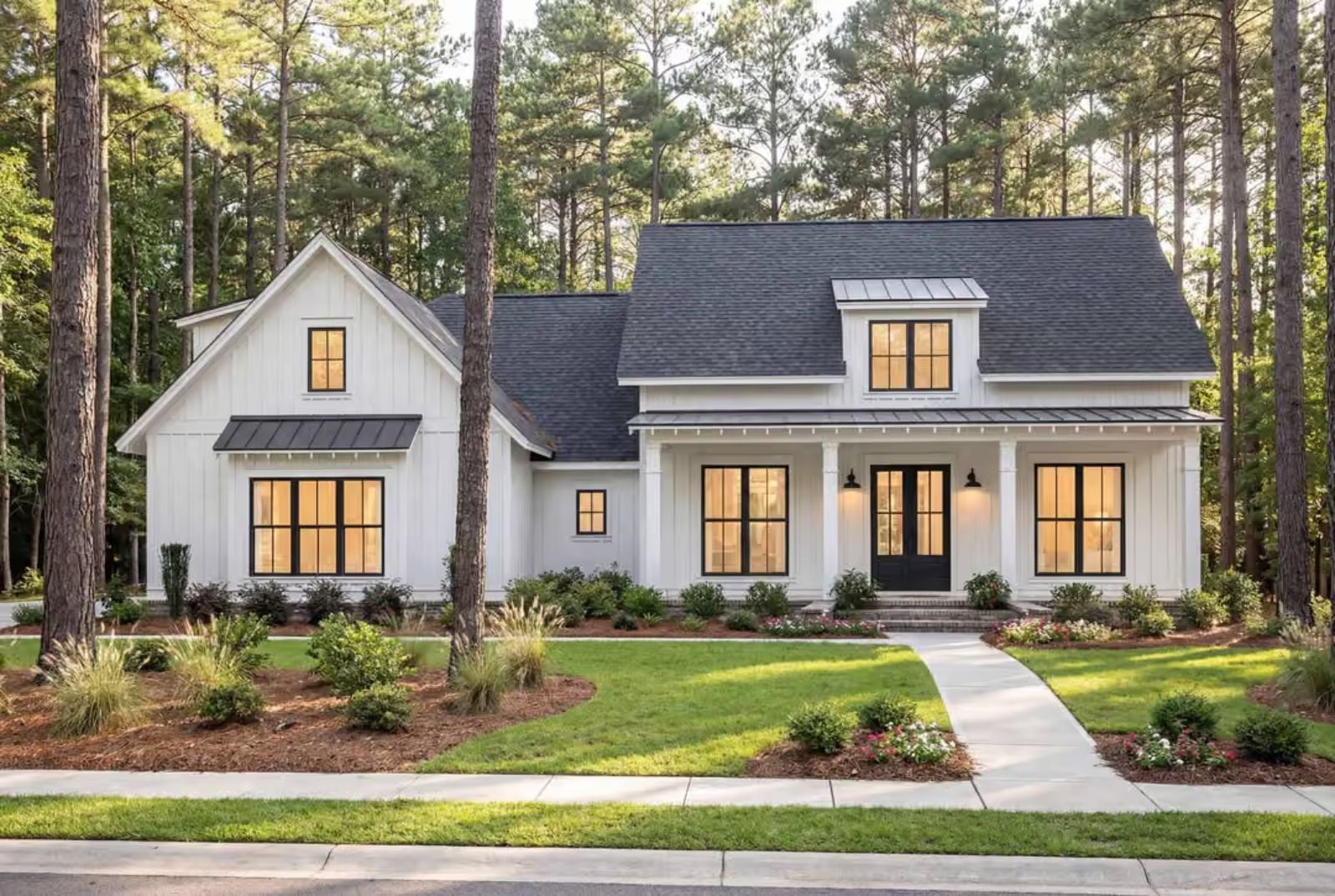 Longleaf 3-Bedroom Transitional Farmhouse with Bonus Room Designed for Families Who Outgrew Their Starter Home Three Years Ago (Floor Plan)