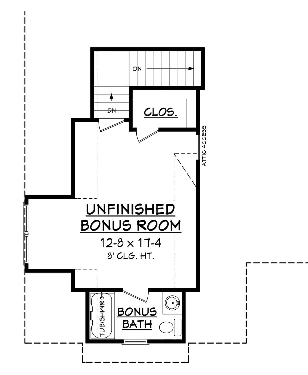 Floor Plan - Bonus Room