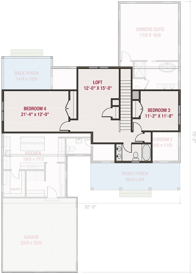 Floor Plan - Second Floor