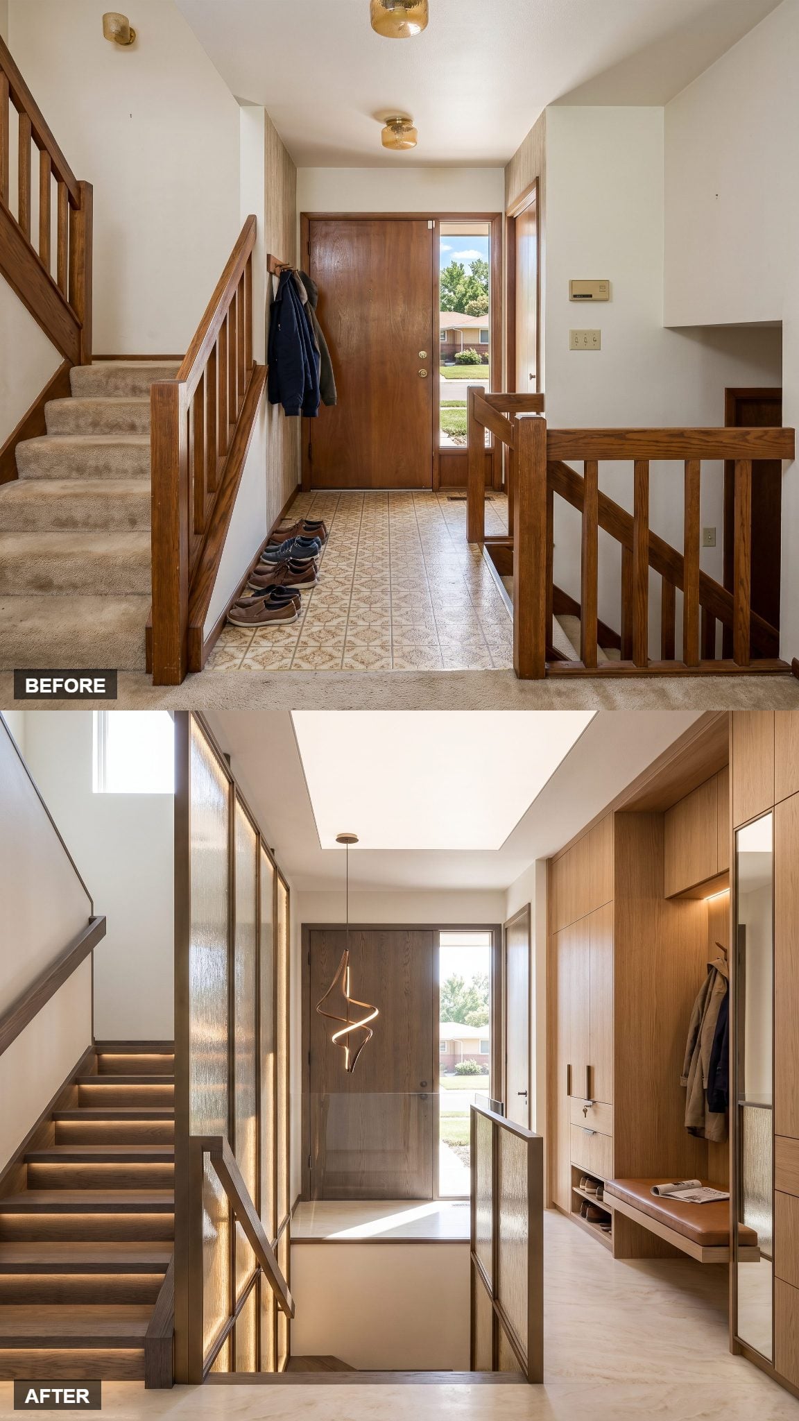 Luminous Glass Stair Pavilion