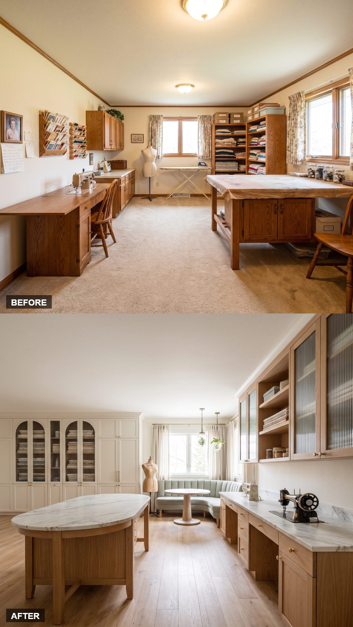 Luxury Conservatory-Inspired Sewing Atelier