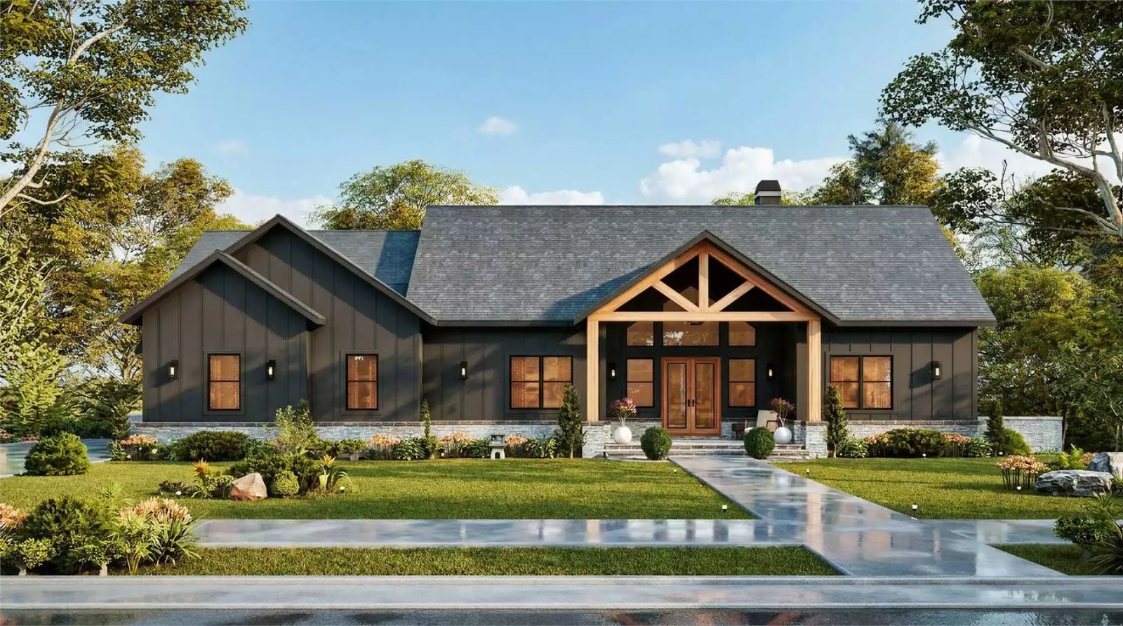 Lynndale Row 4-Bedroom Craftsman with Walkout Basement Designed for Families with In-Laws Who Might Be Moving In Whether You Like It or Not (Floor Plan)