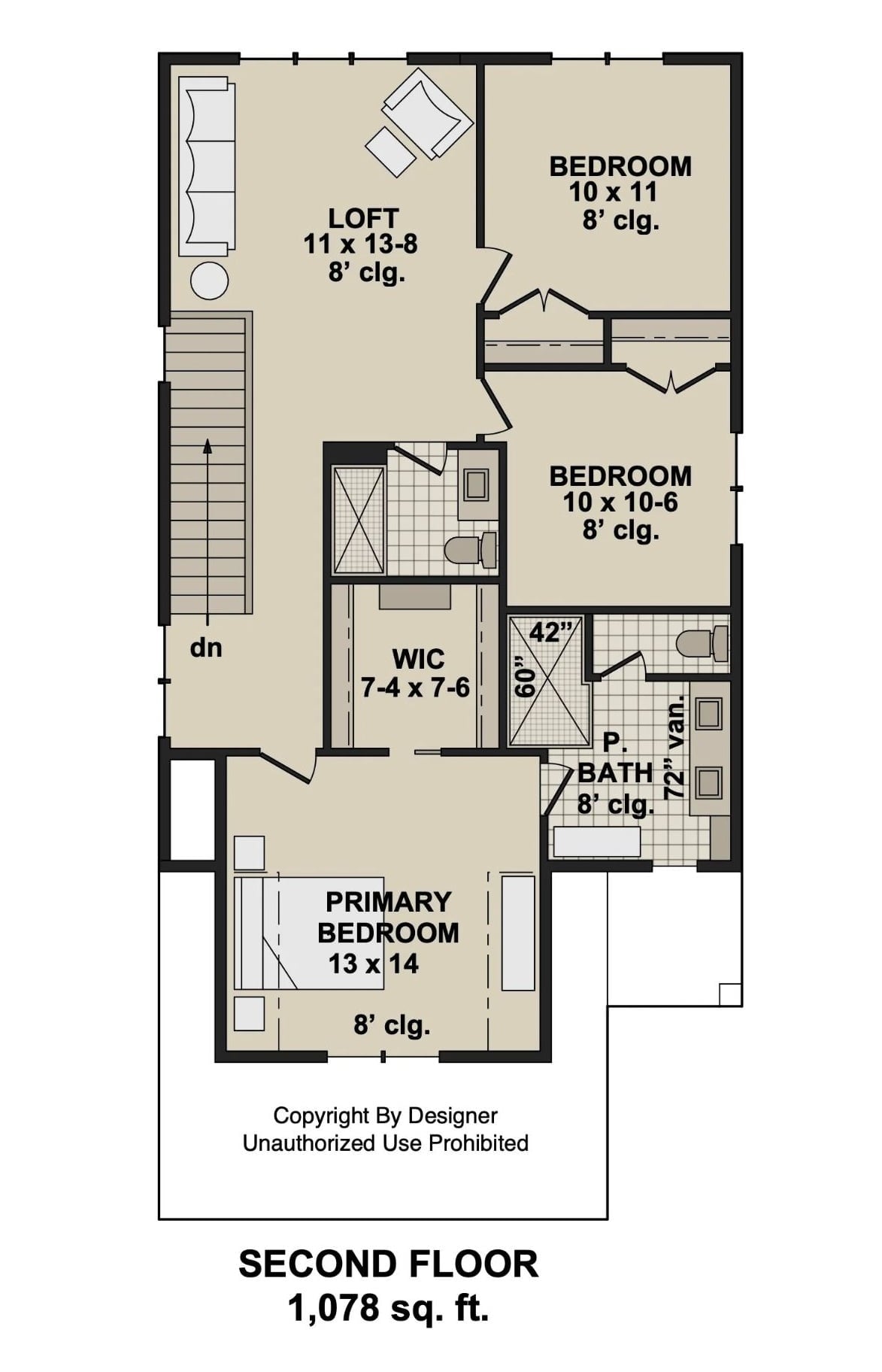 Floor Plan - Second Floor