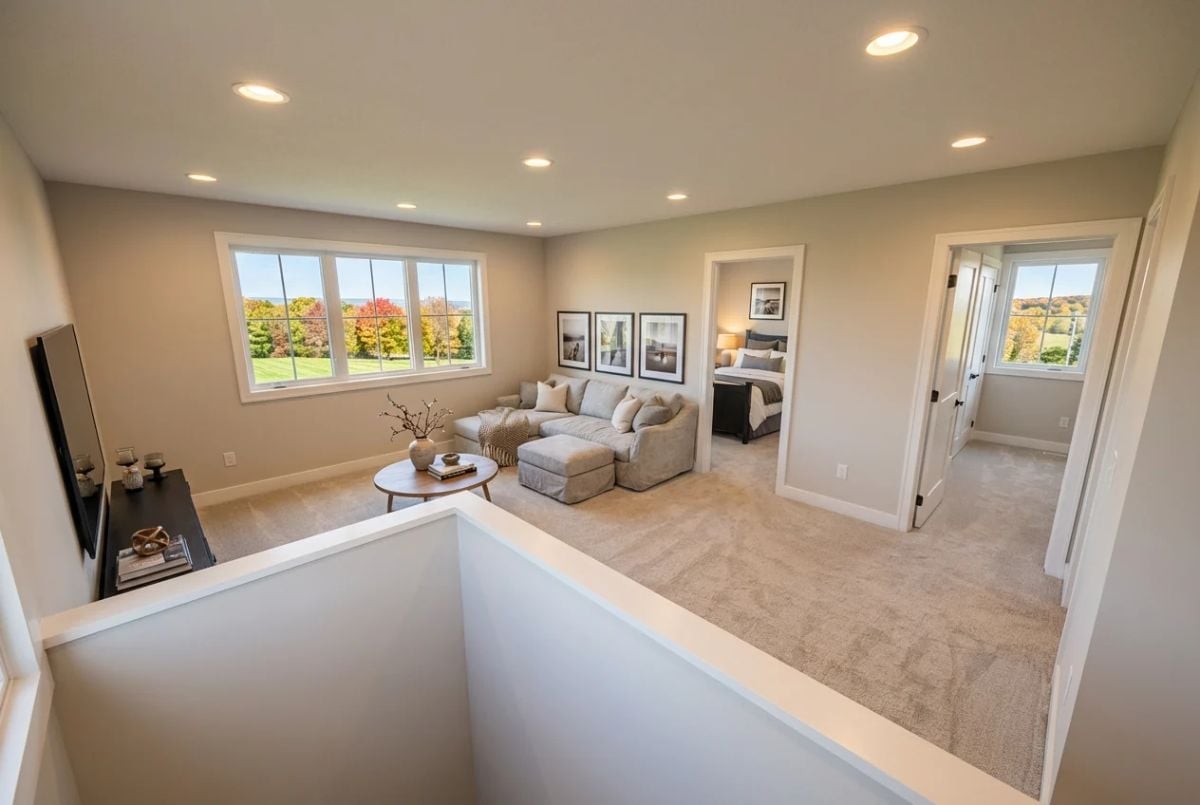 Upper-Level Loft with Bedroom Access Keeps Kids and Parents on the Same Floor
