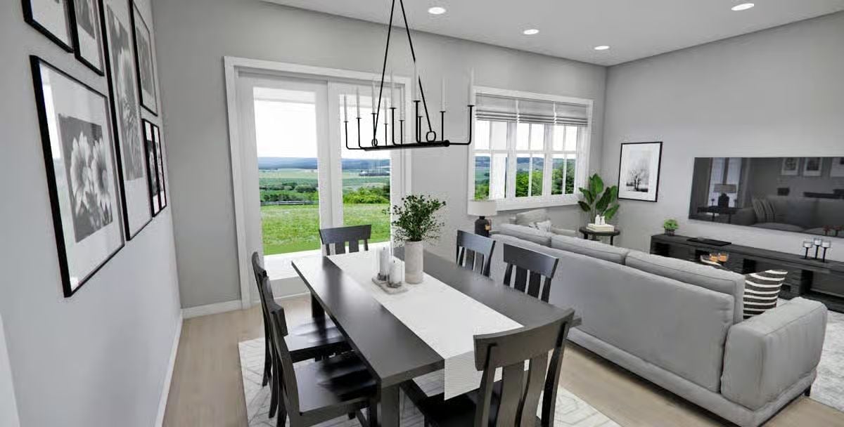 Open-Plan Dining Where the View Does Half the Work