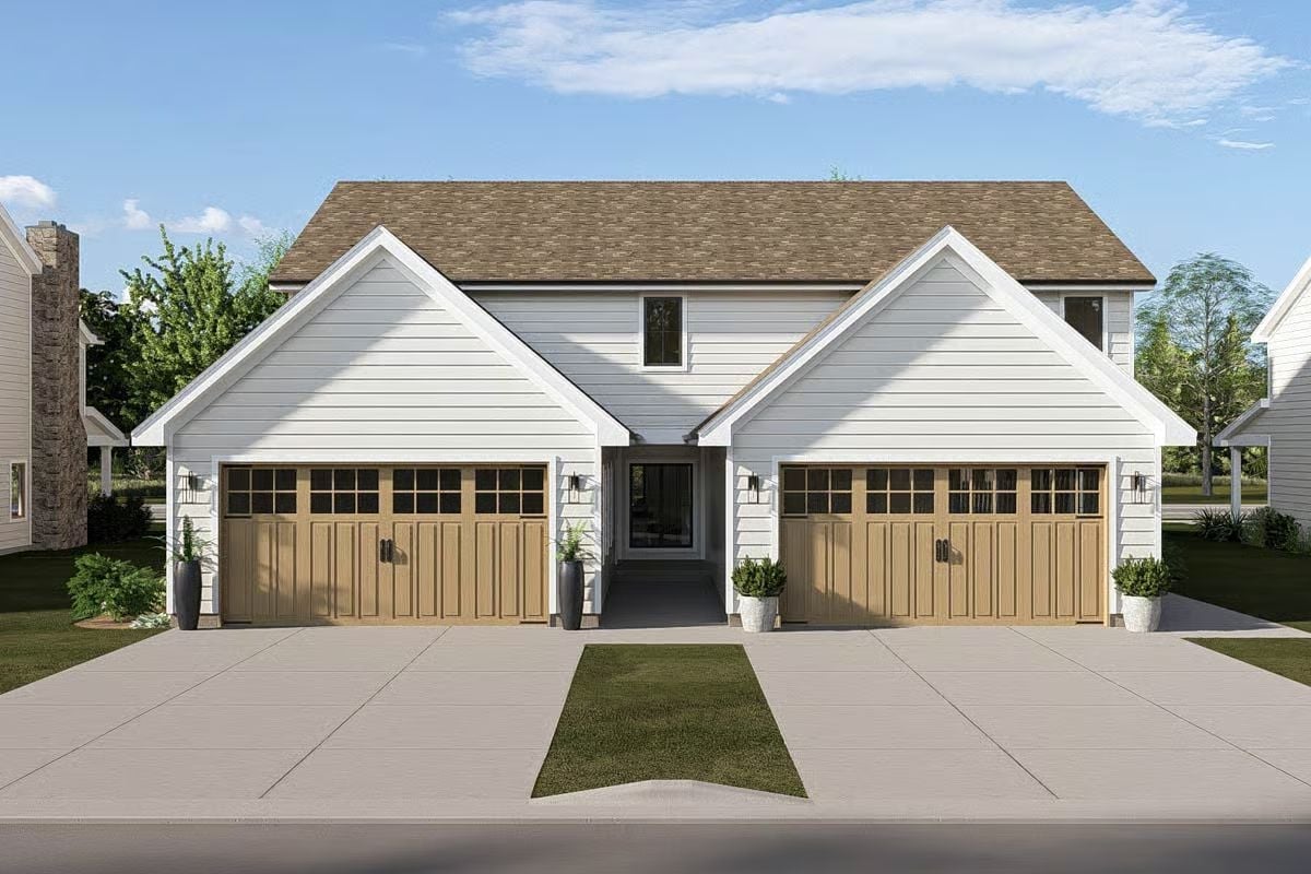 Two-Car Garages, One Entrance, Zero Excuses for Your In-Laws to Park on the Street