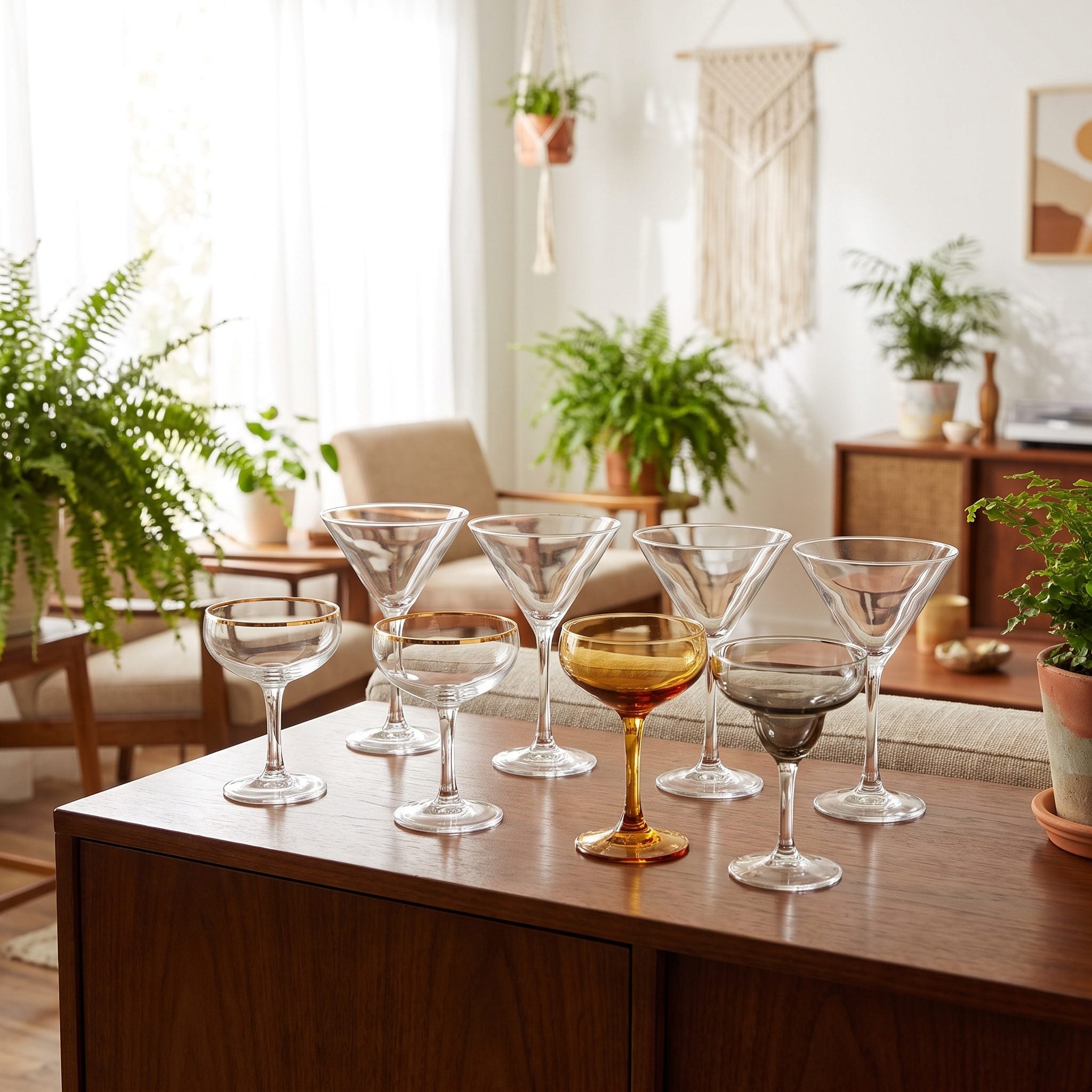 The Martini, Coupe, and Special-Occasion Cocktail Glasses: $8 to $18