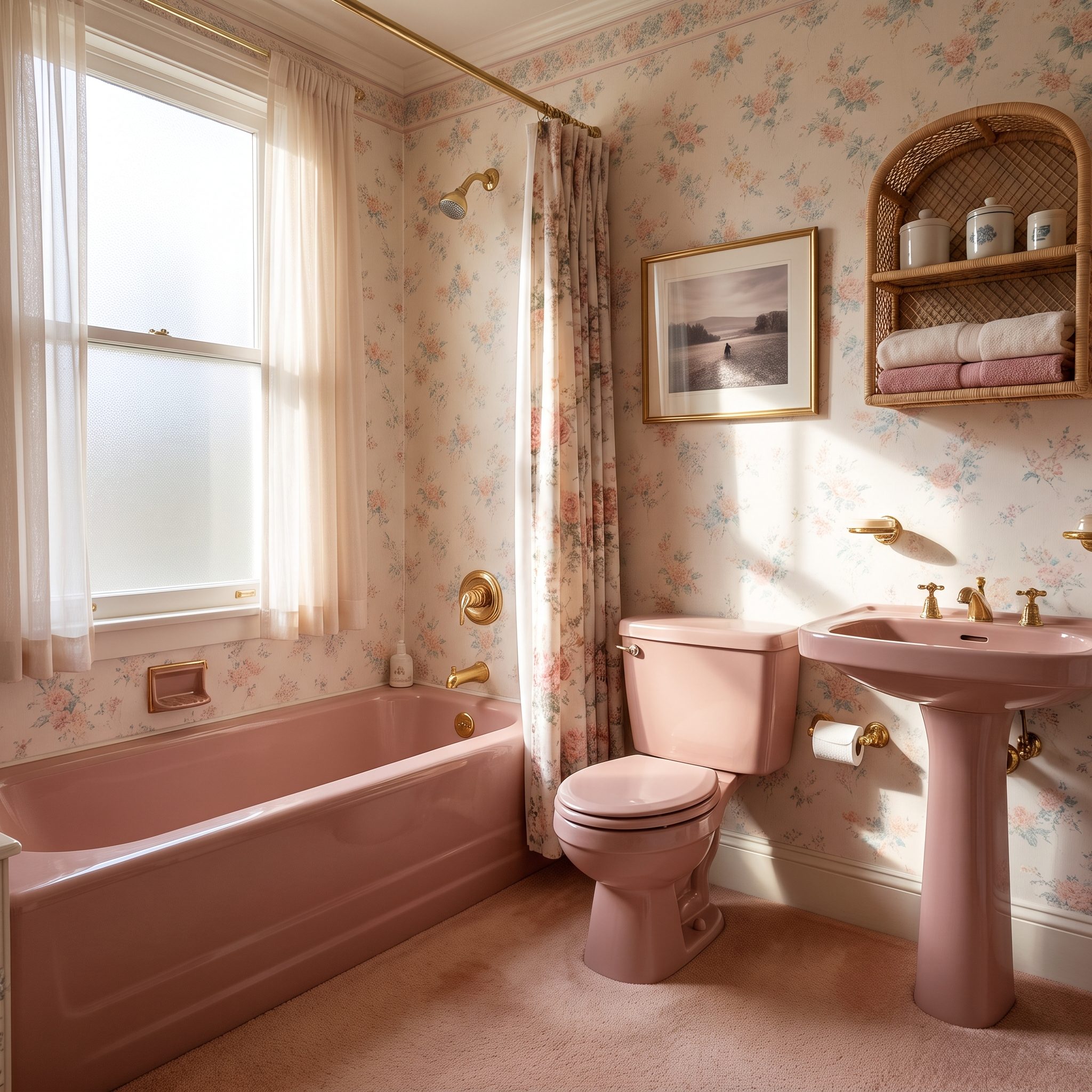 The Matching Colored Bathtub