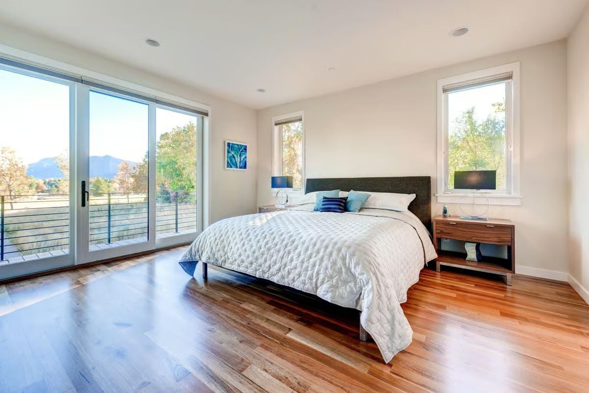 Sliding Glass, Mountain Views, and a Bed Worth Waking Up In