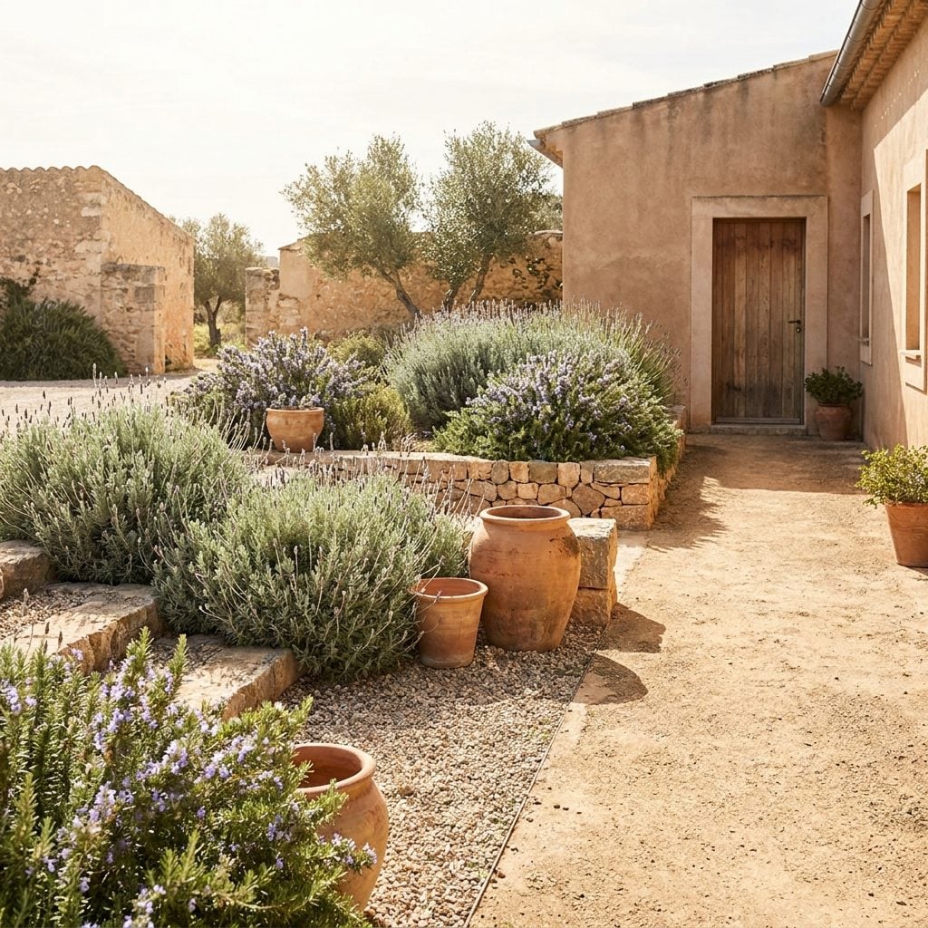 A Mediterranean Front Yard That Thrives Through Hot, Dry Summers