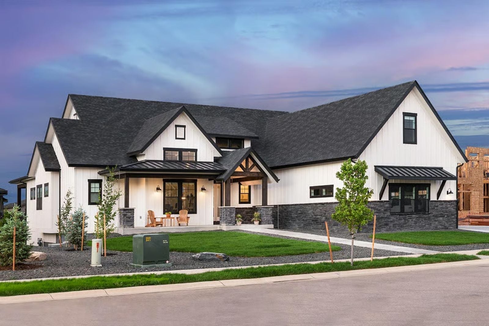 Merrick 6-Bedroom New American with Walkout Basement Designed for Families with In-Laws Who Might Be Moving In Whether You Like It or Not (Floor Plan)