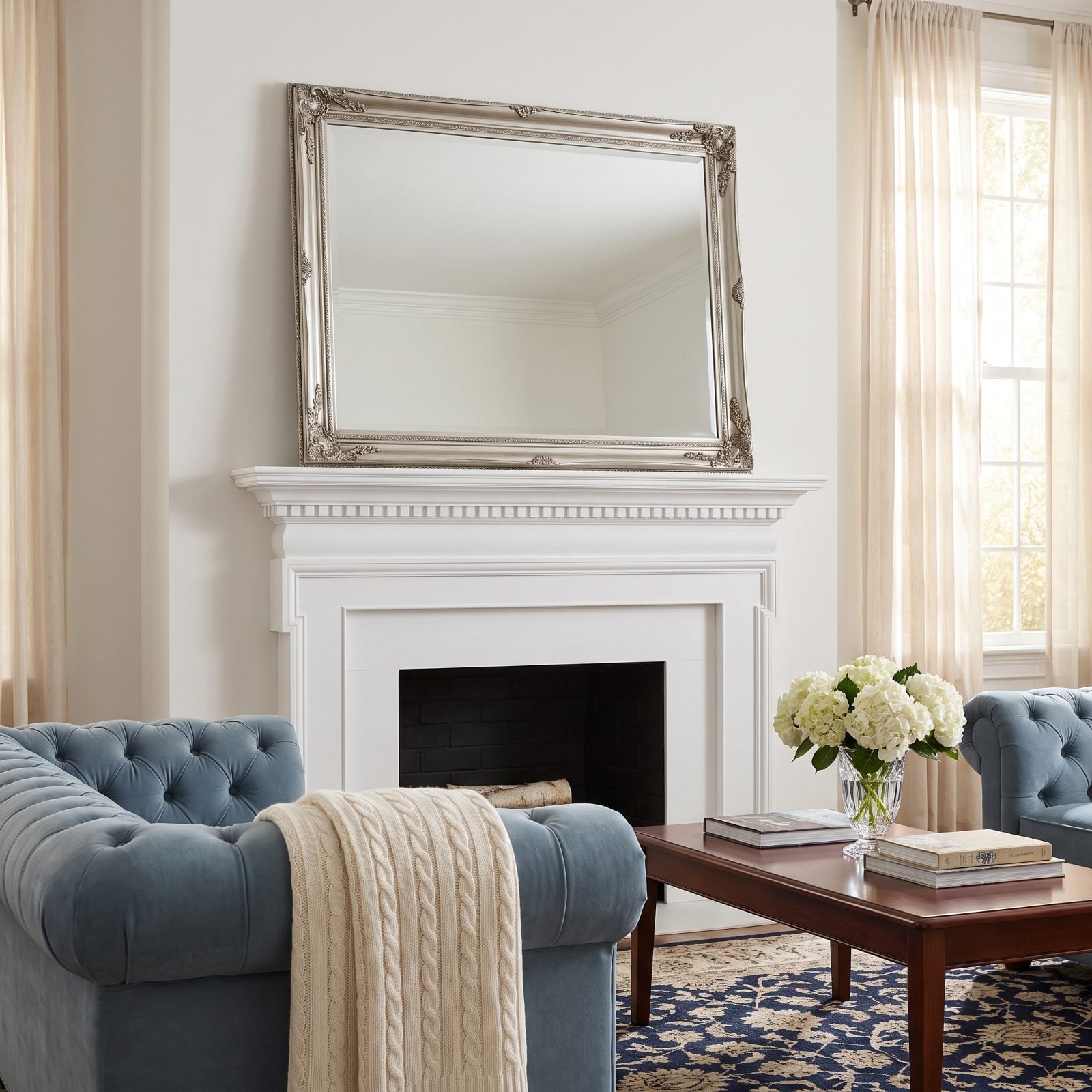 The Mirror That Reflects Nothing but a Blank Stretch of Ceiling
