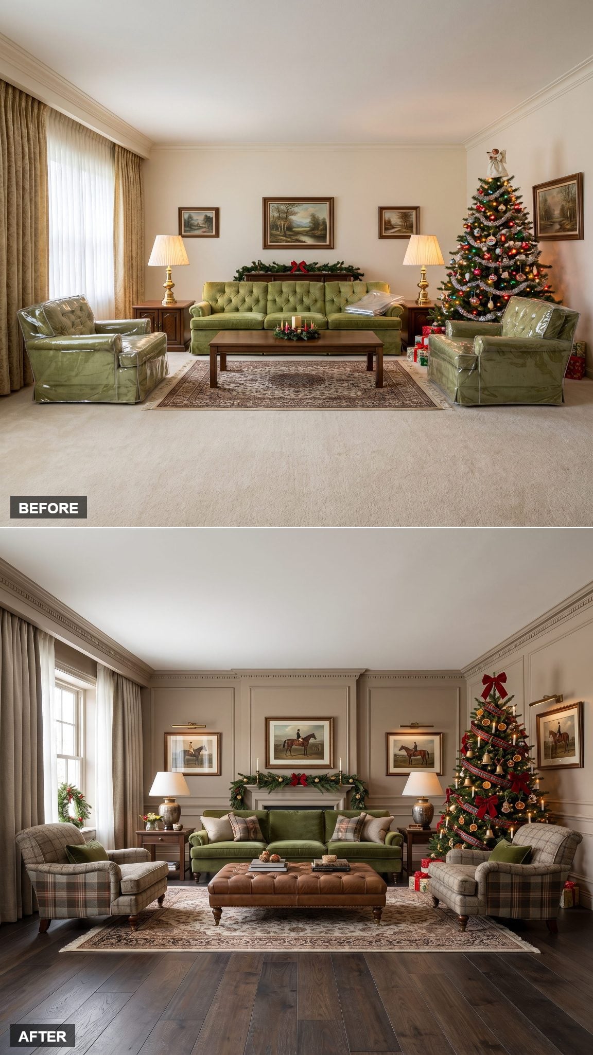 Modern English Manor, Layered and Lived-In