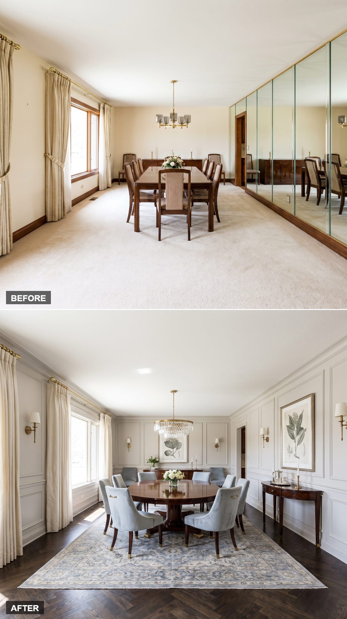 Modern Regency Dining Salon