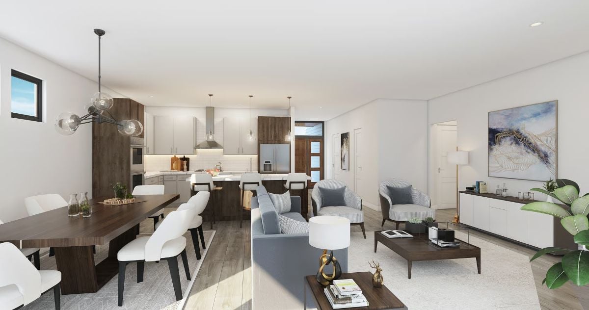 Open-Plan Living Where the Kitchen and Lounge Actually Belong Together