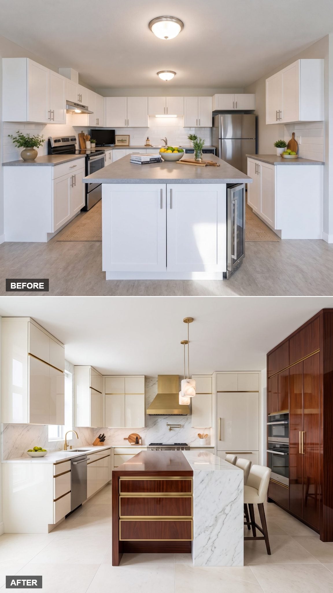 From Oak-Box Ordinary to Manhattan Penthouse Polish