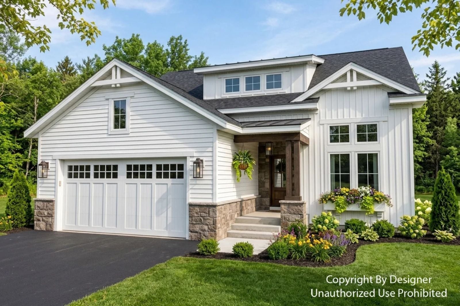 Oakwood Springs 3-Bedroom Modern Farmhouse with Main-Floor Primary Designed for Empty Nesters Who Are Secretly Hoping the Kids Move Back (Floor Plan)