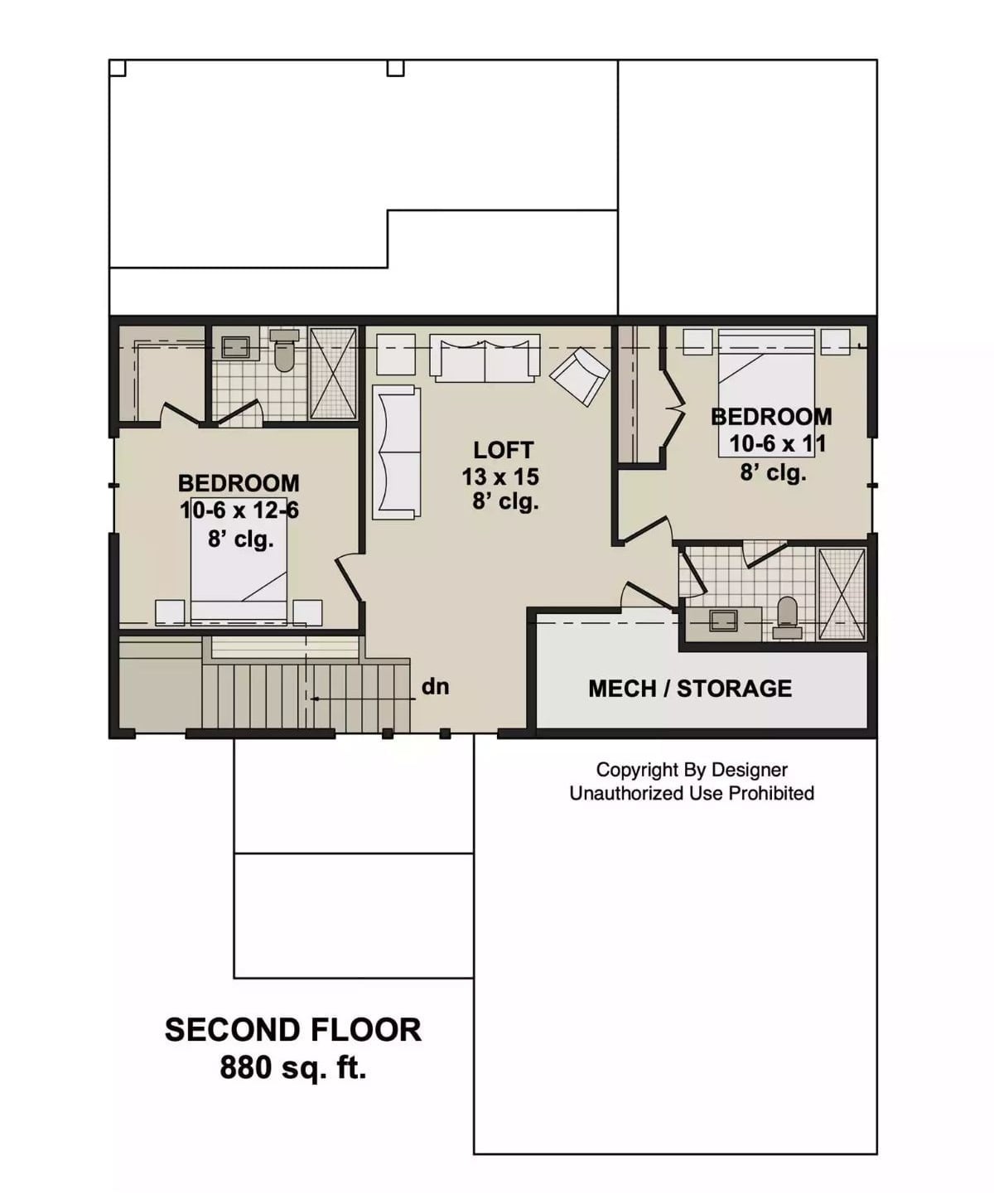 Floor Plan - Second Floor