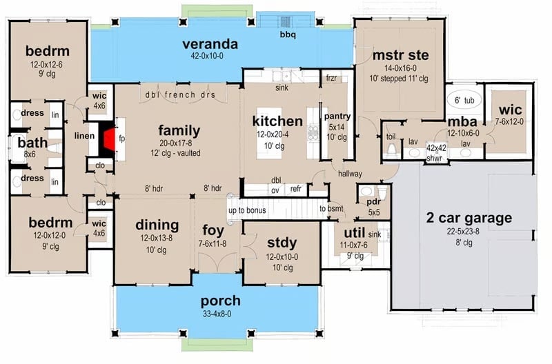 Floor Plan - Main Floor