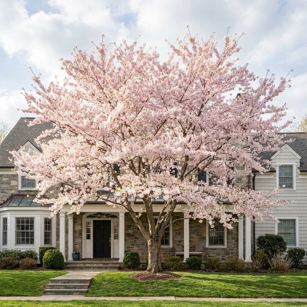 One Flowering Tree Doing the Work of an Entire Flower Bed