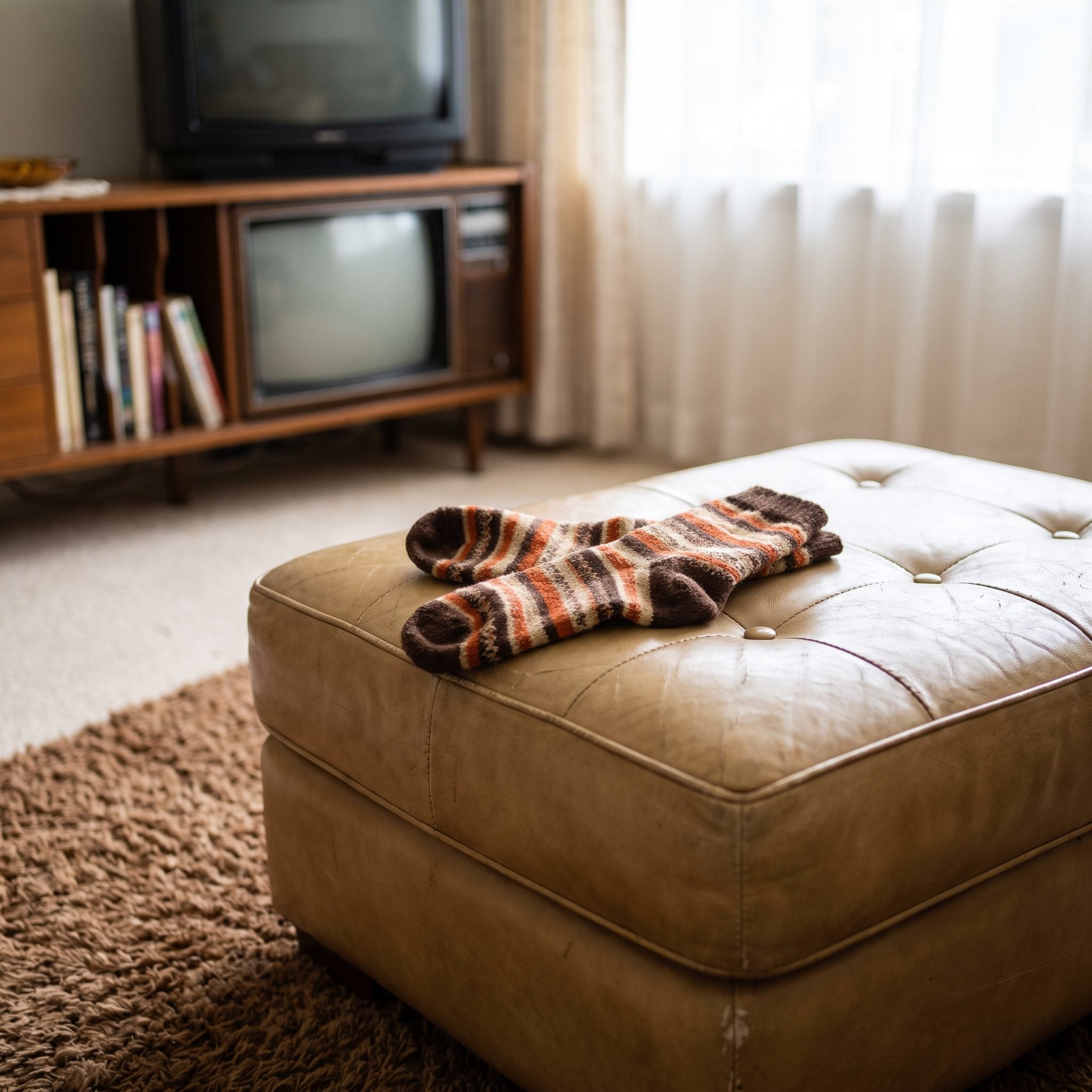 The Ottoman You Could Put Your Feet On Without Feeling Guilty