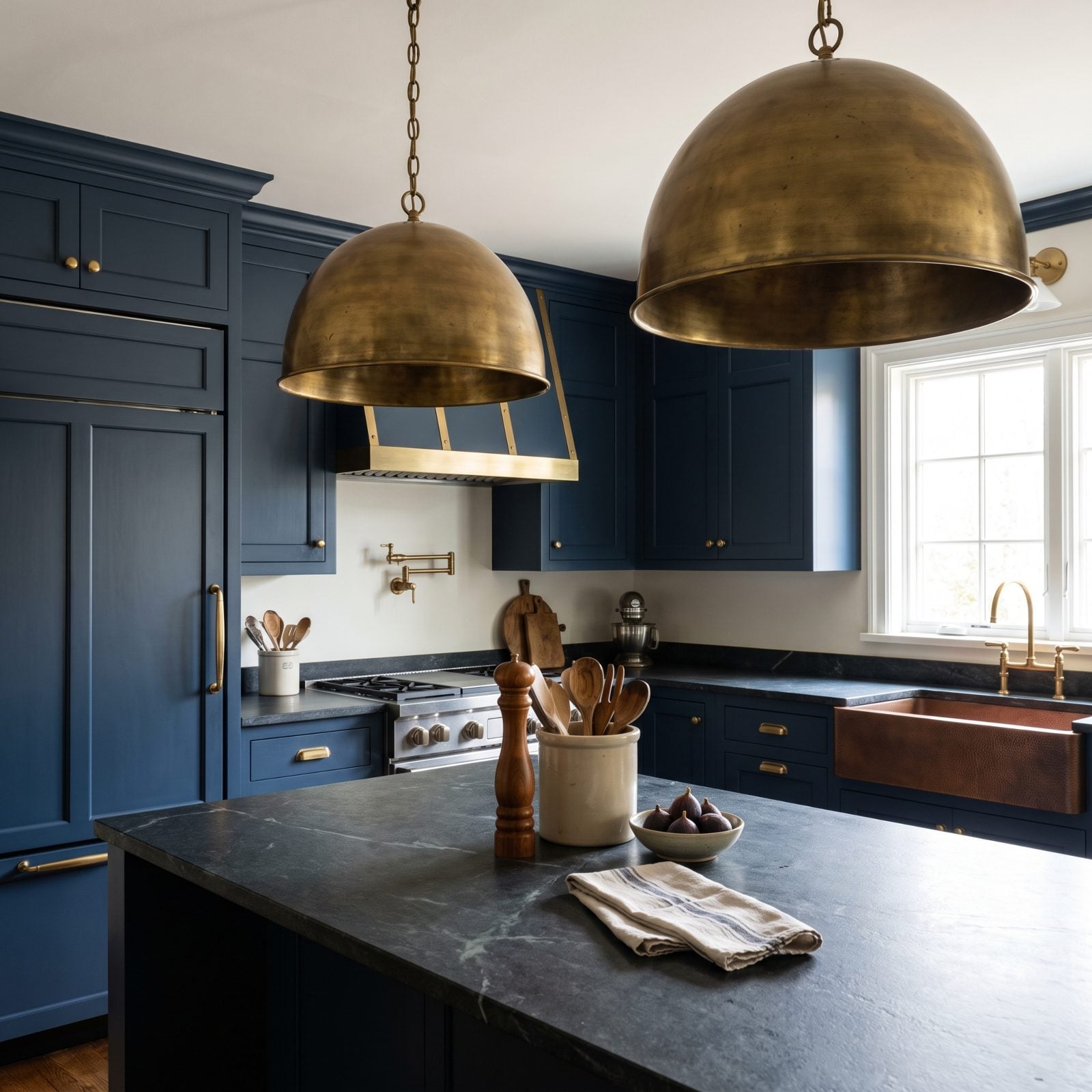 Oversized Domes Crowding the Island Counter