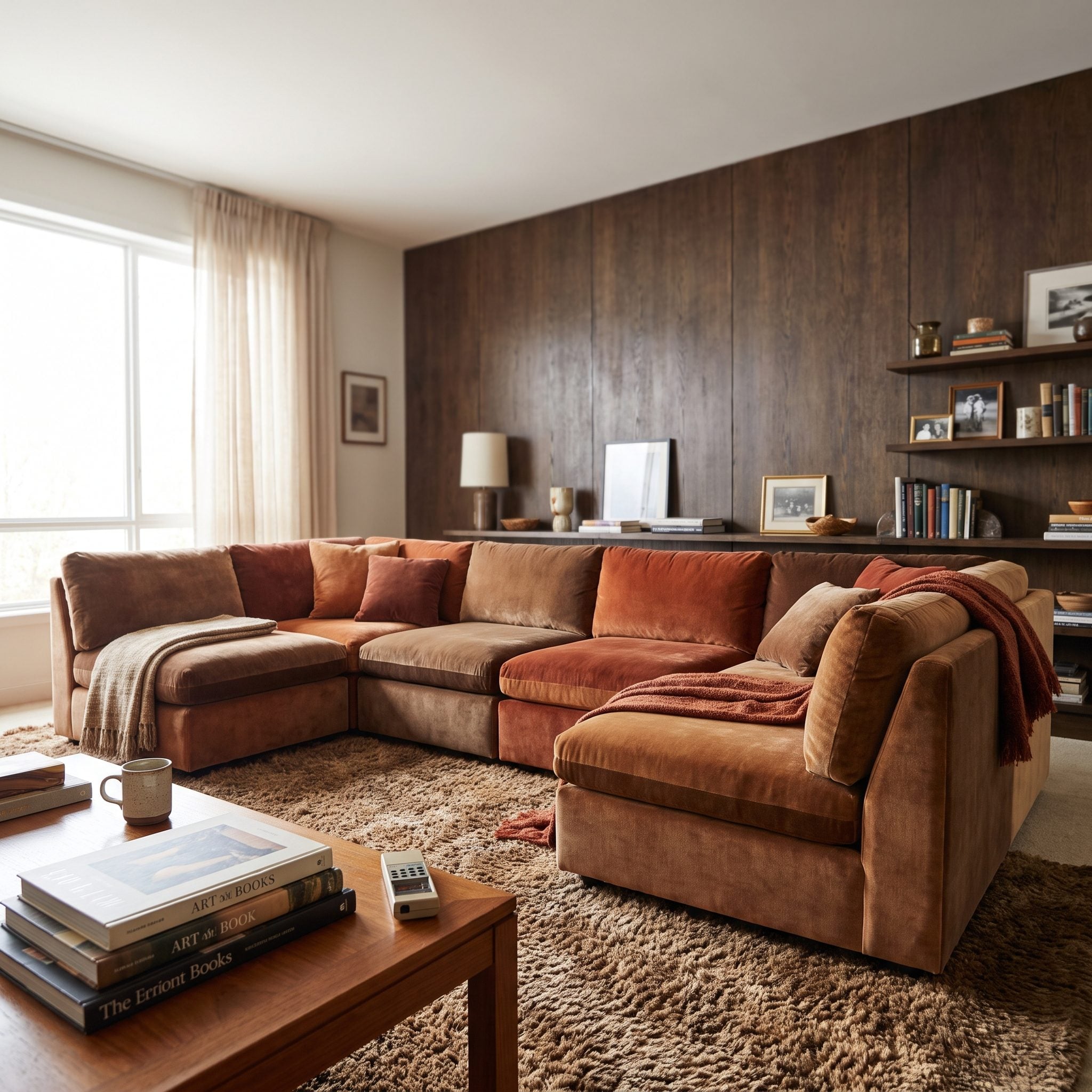The Oversized Sectional Sofa That Anchored the Room, About $800 in 1984