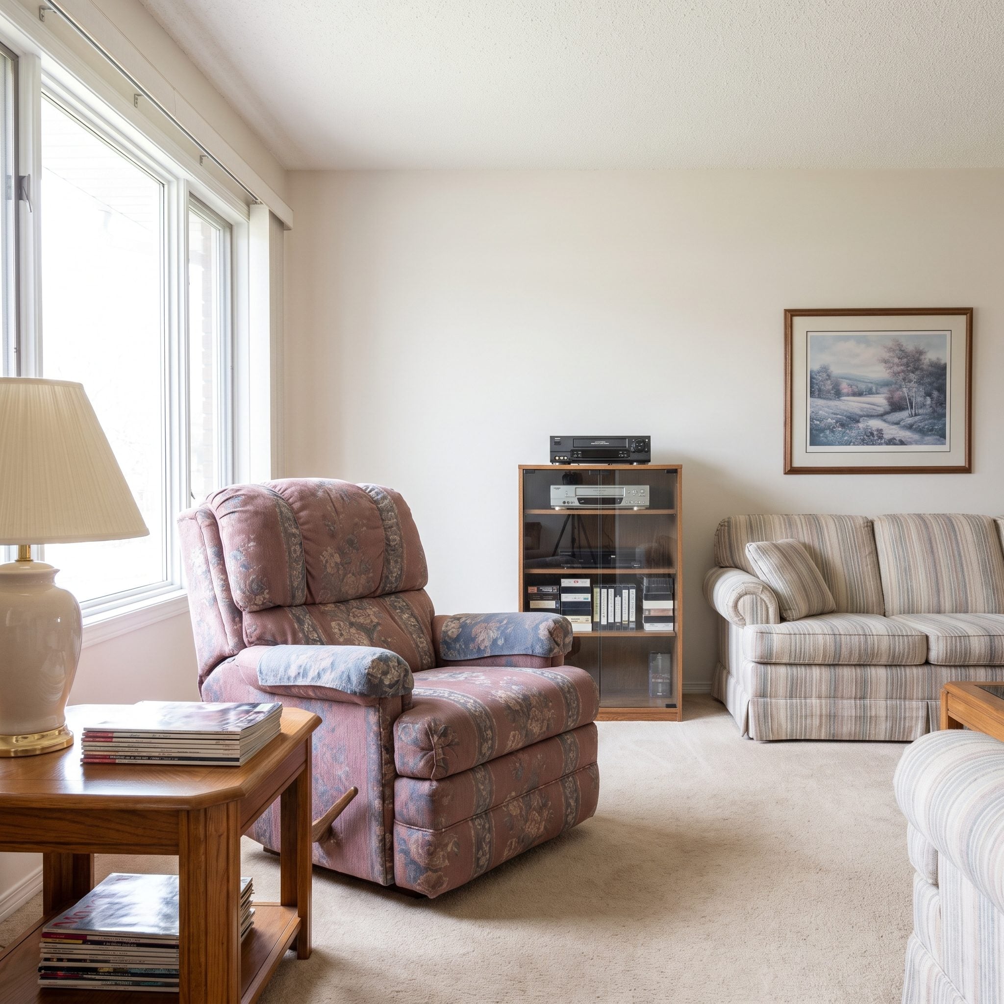 The Overstuffed Recliner Everyone Knew Belonged to Dad, About $350