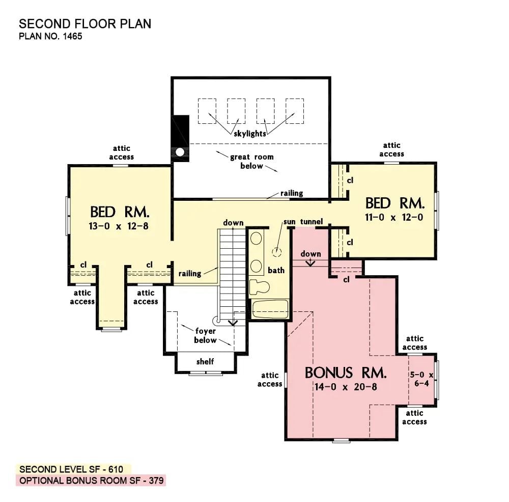 Floor Plan - Second Floor