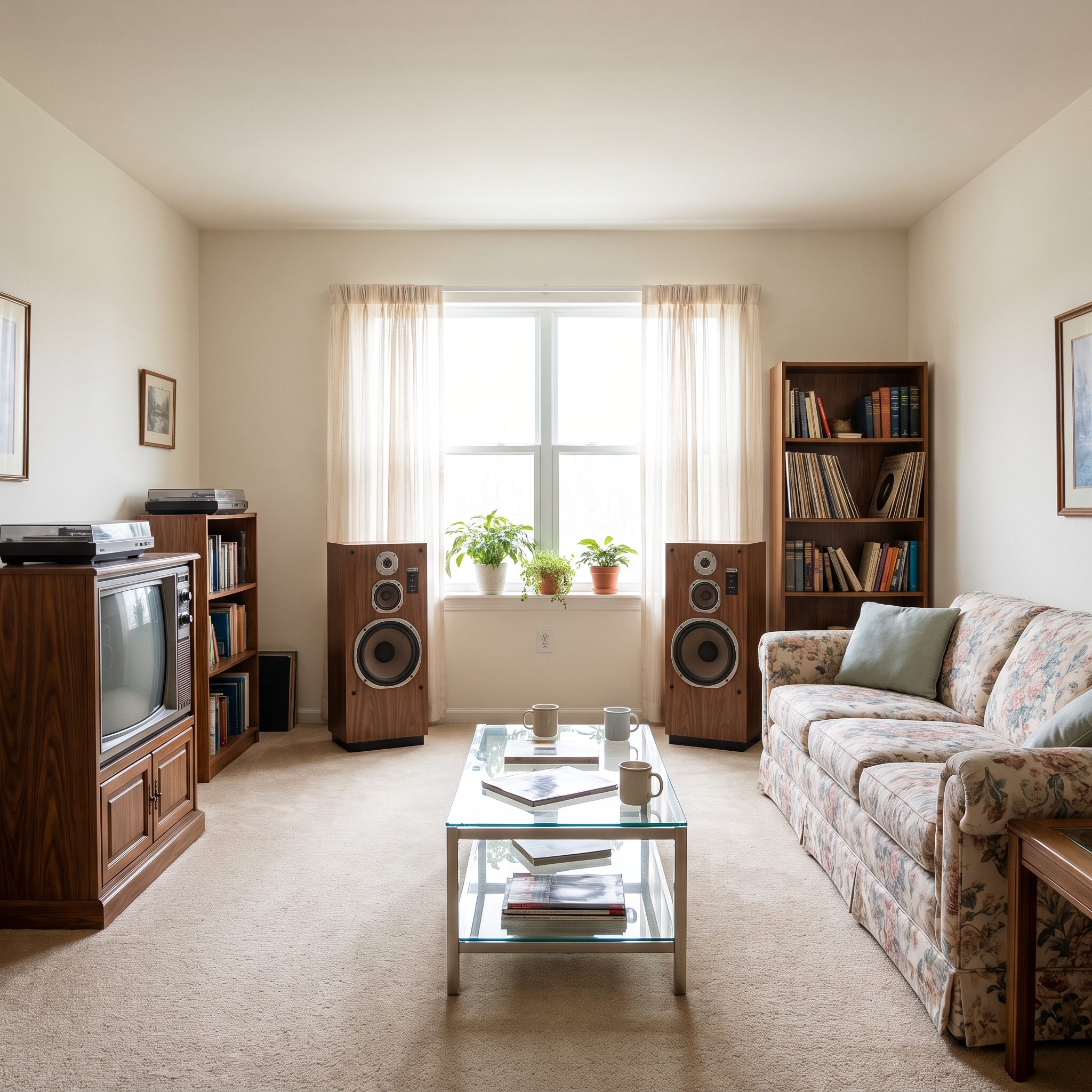The Pair of Large Wood-Grain Speakers: About $250 for the Set