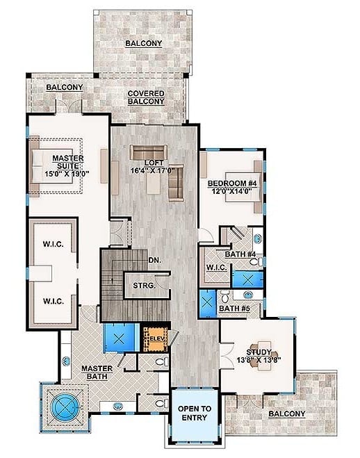 Floor Plan - Second Floor
