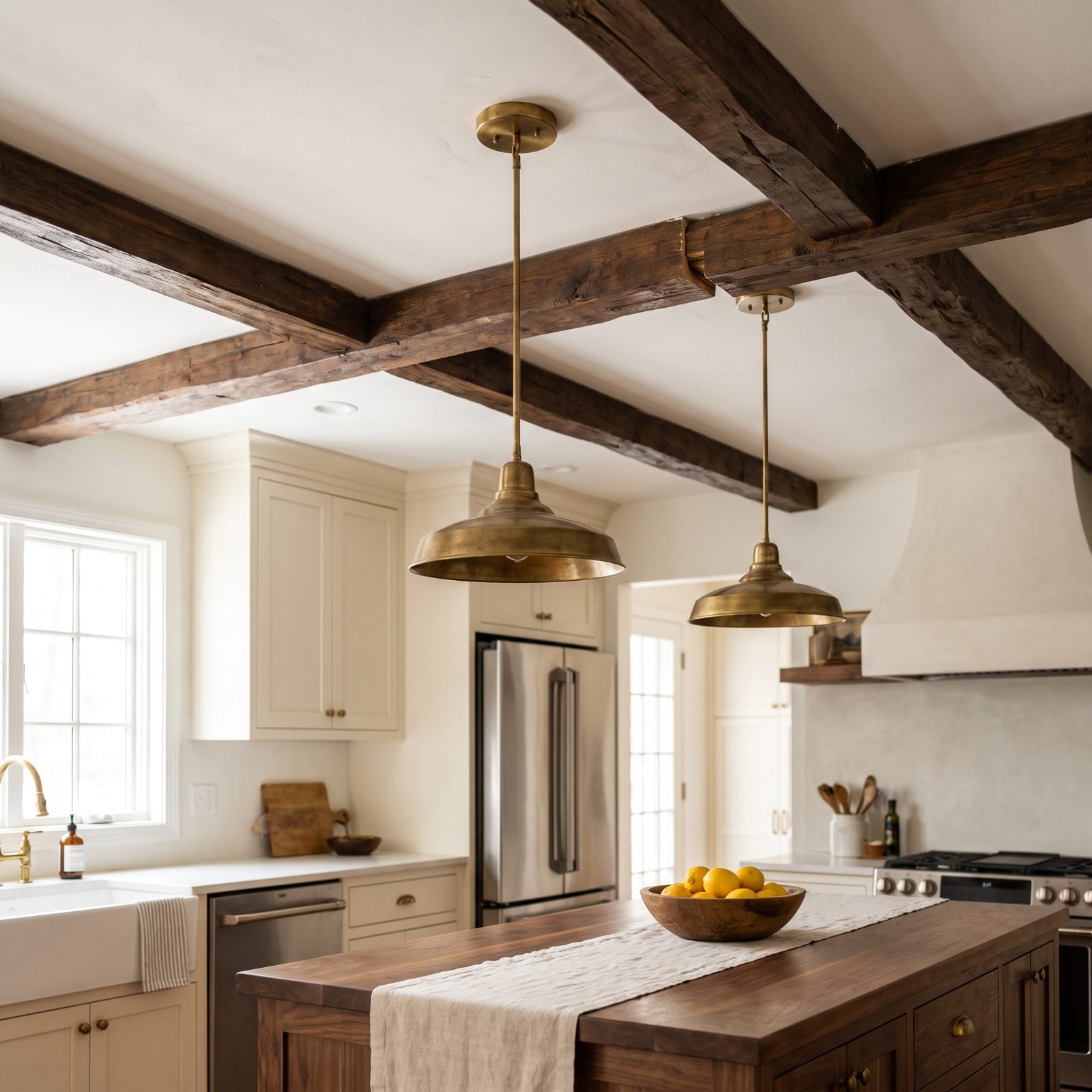 Pendant Canopies Colliding With Ceiling Beams