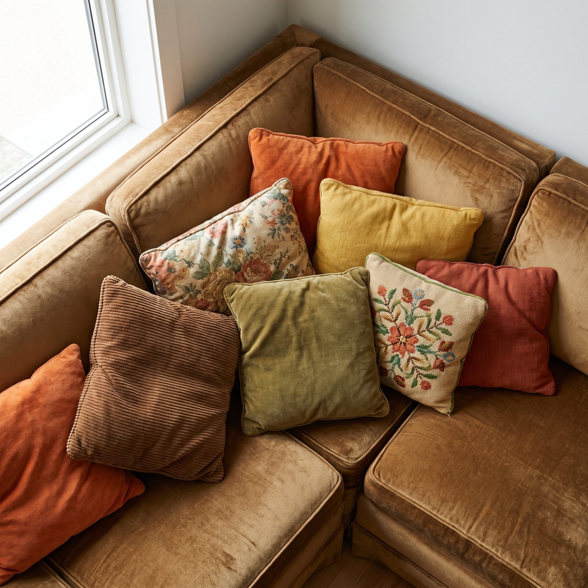 The Pile of Throw Pillows Nobody Arranged Perfectly