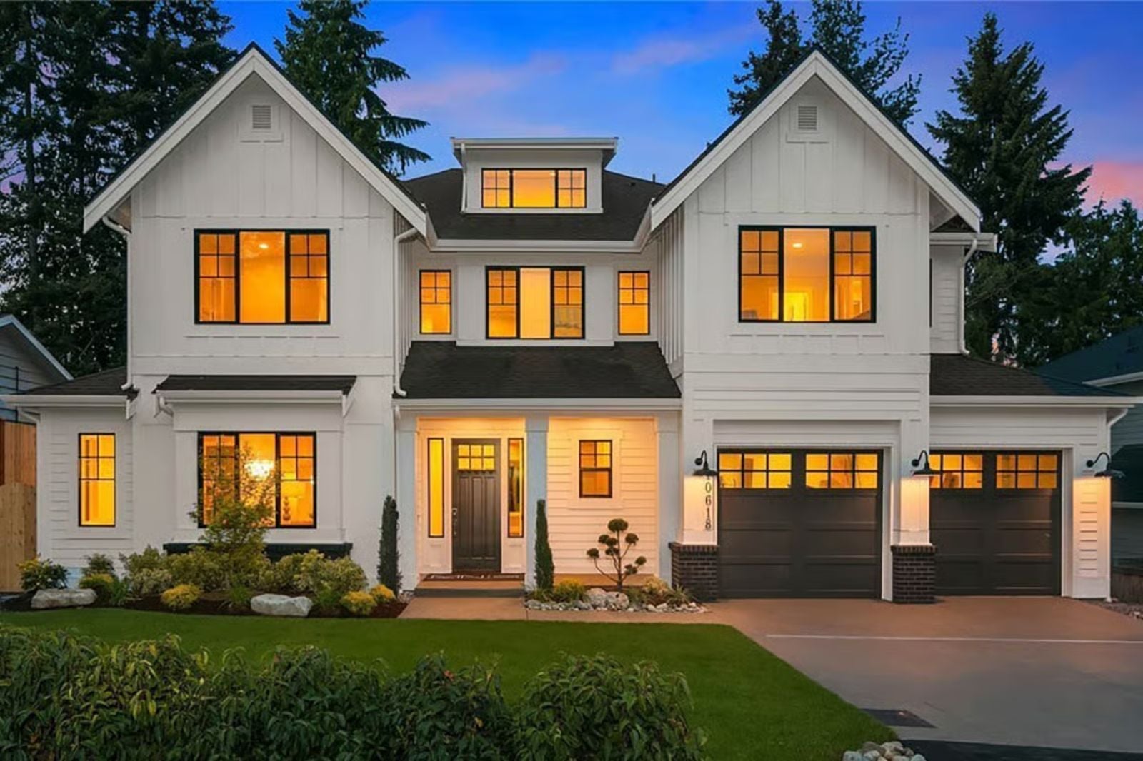 Preston 5-Bedroom Modern Farmhouse with Third-Floor Flex Room Designed for Families with Teenagers Who Need Their Own Wing (Floor Plan)