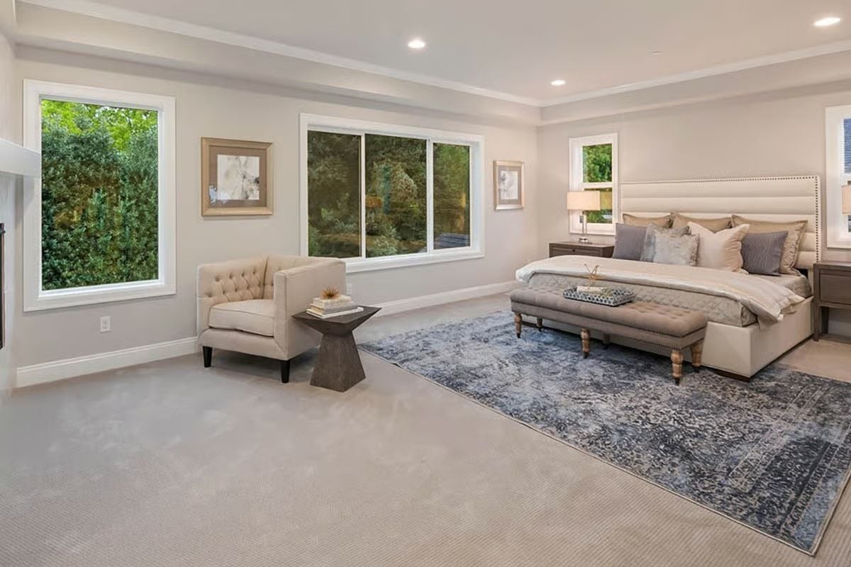 Bedroom Big Enough to Fit a Sitting Area Without Crowding the Bed